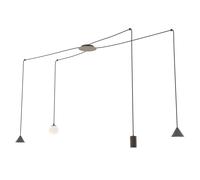 Emibig Fuji lampe suspendue 4x10 W noir 13494