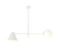Emibig Hermes plafonnier 2x10 W blanc 1348/2
