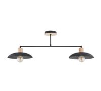 Emibig Kobe plafonnier 2x15 W noir 1318/2