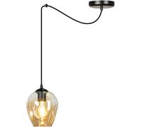 Emibig Level lampe suspendue 1x15 W noir-ambre 758/1