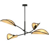 Emibig Lotus plafonnier 4x10 W noir-beige 1108/4