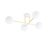 Emibig Magnum plafonnier 4x10 W blanc-doré 1234/4