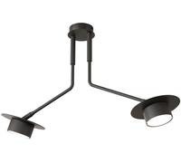 Emibig Mizu plafonnier 2x12 W noir 1448/2