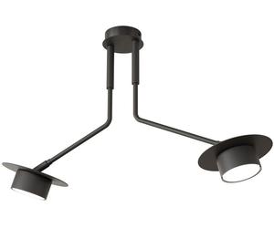 Emibig Mizu plafonnier 2x12 W noir 1448/2