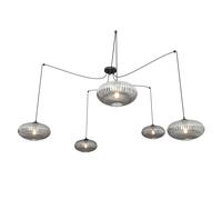 Emibig Origo lampe suspendue 5x15 W noir-graphite 1375/5