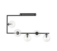 Emibig Soma plafonnier 5x15 W noir 1289/5