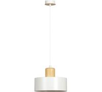 Emibig Torin lampe suspendue 1x15 W blanc-bois 1047/1