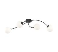 Emibig Vibra plafonnier 4x10 W blanc-noir 1398/4