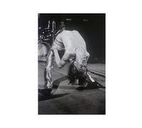 EMIGOS Iggy Pop, De Handlangers ! Poster sur toile pour décoration murale de salon, chambre à coucher, style sans cadre, 20 x 30 cm