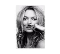 EMIGOS Poster de musique de Kate Moss sur toile - Décoration murale pour salon, chambre à coucher - Style sans cadre - 50 x 75 cm