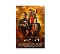 EMIGOS Poster du film Babylon sur toile - Décoration de chambre à coucher, bureau, chambre - Cadeau sans cadre - 50 x 75 cm