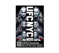 EMIGOS Poster sur toile Boxing-UFC 205 Conor McGregor Vs. Eddie Alvarez - Décoration pour chambre à coucher, bureau, chambre - Sans cadre - 40 x 60 cm