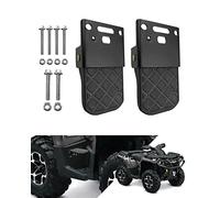 EMIHO Repose-pieds de VTT pour siège arrière passager à 4 roues - Universels compatibles avec Polaris Sportsman Honda Rancher Foreman - Repose-pieds pliable passager