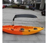 Emiif Auvent pour kayaks - 125 x 110 cm - Imperméable - Tissu Oxford - Cadre en aluminium - Avec sac de rangement