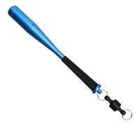 Emiif Batte de pêche avec boucle magnétique - Tête en alliage d'aluminium léger - Poignée antidérapante en EVA pour une utilisation confortable - Bleu