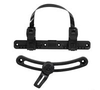 Emiif Boucle de crochet pour sacoche de vélo | Nylon PA66+GF | Réglage 8 positions (plage de 173 mm) | Longueur 266 mm | Ajustement du rack | Noir