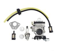 Emiif Carburateur pour Florabest FBS 43 FBK 4 B2 4 en 1 pour PBS 2 A1 pour débroussailleuse Parkside PBK 4 Pièces de rechange