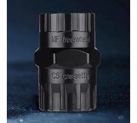 Emiif Clé de démontage de volant d'inertie pour cassette rotative de vélo et poulie de marche - Acier au chrome vanadium trempé 40,5-46,5 cm - Compatible avec les extracteurs de roue libre et les