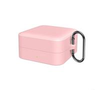 Emiif Coque ergonomique en silicone pour écouteurs Timekettle W4 Pro - Protection légère et résistante aux chocs avec surfaces texturées (rose)