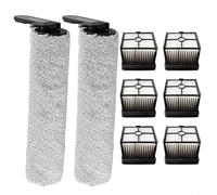Emiif Ensemble de filtres de rechange pour aspirateur robot Vozascly W15, brosses roulantes, filtres HEPA, outil de nettoyage (B)