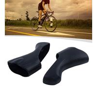 Emiif Housse de protection en silicone pour Shimano Ultegra R7000/R8000 ST-A18, capot de rechange en rouge/noir/bleu/rose/vert/jaune/gris/violet/bleu lumineux