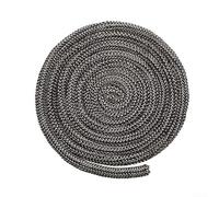 Emiif Joint de corde en fibre de verre pour poêle à bois, poêle à bois, joint de porte coupe-feu, 12 mm de diamètre, accessoires de cheminée (3 m)