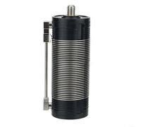 Emiif JPC-7 Antenne de chargement bobine à induction Multibande Antenne à ondes courtes Noir Interface M10 Cadre en nylon