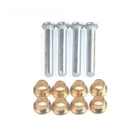 Emiif Kit de réparation de charnière de porte avec goupilles et bagues pour Nissan Navara D22 Frontier UTE Pickup 1997-2005