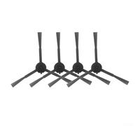 Emiif Lot de 4 brosses latérales de rechange pour aspirateur robot Airrobo T20 et T20+, noir