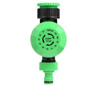 Emiif Minuteur d'arrosage de jardin - Contrôleur mécanique d'irrigation pour horaire automatique - Compatible avec tuyaux standard - Vert