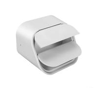 Emiif Raccord coudé pour gouttière 2 x 3 pour gouttières 3x4 type A en plastique blanc résistant aux intempéries