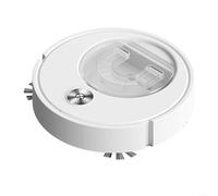 Emiif Smart Robot aspirateur 3 en 1 Balayage, aspiration et serpillère, rechargeable par USB, diamètre de 18 cm, épaisseur 5 cm, pour sols durs (8088-25blanc)