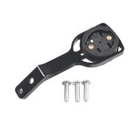 Emiif Support d'ordinateur de vélo pour Garmin, Cateye, Bryton - Support de guidon en alliage d'aluminium compatible avec Black Inc, 105 mm, noir