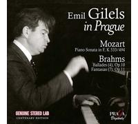 Emil Gilels À Prague : Mozart, Brahms