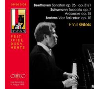 Emil Gilels plays Beethoven, Schumann & Brahms