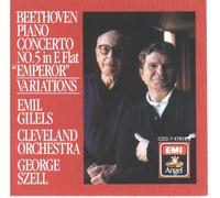 Emil Giles - Beethoven: Piano Concerto No. 5 in E Flat / Emperor Variations