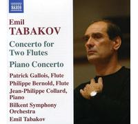 Emil Tabakov - Concerto for 2 Flutes Piano Concerto [New CD]