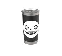 Emil/Taro Yoko Masque visage squelette souriant Gobelet isotherme en acier inoxydable double paroi