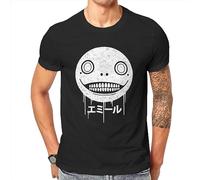Emil Unique Tshirt Nier Replicant Yonah Kaine Game Leisure T Shirt est Stuff for Men Black 3XL
