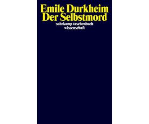 Emile Durkheim Sebastian Herkommer Der Selbstmord (suhrkamp taschenbuc (Poche)