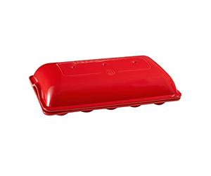 Emile Henry 345519 Mini Baguettes Cuisson Céramique Bordeaux