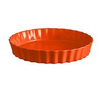Moule à Tarte Tourtière haute Emile HENRY Orange Toscane D32 cm