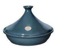 Emile Henry 975532 Tajine Céramique Flame Coloris Bleu Pavot 2,5 L Diamètre: 32 cm 6/8 Personnes