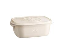Emile Henry Cheese Box - Boîte à Fromage avec Couvercle - Céramique Haute Résistance - Conservation Optimale au Réfrigérateur - Coloris Argile - Fabriqué en France