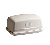 Emile Henry Eh020225 Beurrier Céramique Beige Argile 16,5 X 11,5 X 7,5 cm