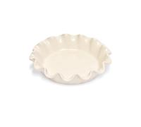 Emile Henry Eh026187 Corolle Moule à Clafoutis Céramique Beige Argile 26,5 X 26,5 X 6 cm