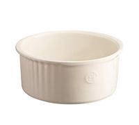 Emile Henry EH026880 Moule à Soufflé, Céramique, Beige Argile, 21 cm, 23 x 21, 5 x 10 cm
