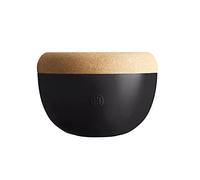 Emile Henry EH718764 Coupe haute de conservation/coupe à fruits et légumes ø27 cm, céramique et liège, noir mat Truffe