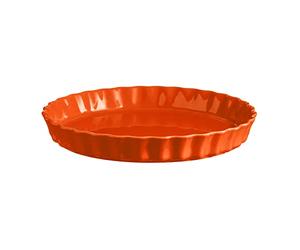 Emile Henry EH766031 Plat à tarte 29.5 cm en céramique Toscane