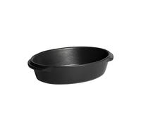 Emile Henry Mini Plat Ovale Solo - Céramique Haute Résistance - Cuisson Homogène pour Portions Individuelles - Coloris Basalte - Fabriqué en France